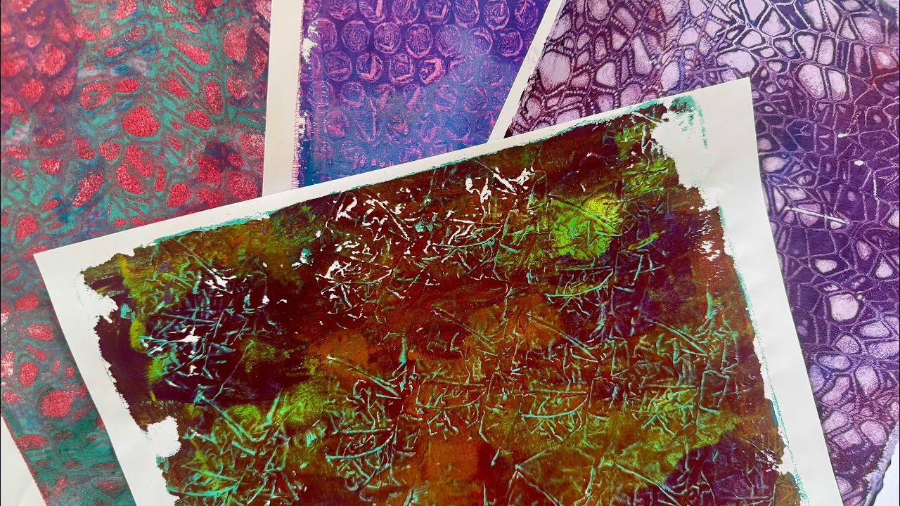 GEL PRESS pour futurs fonds de carte en direct!