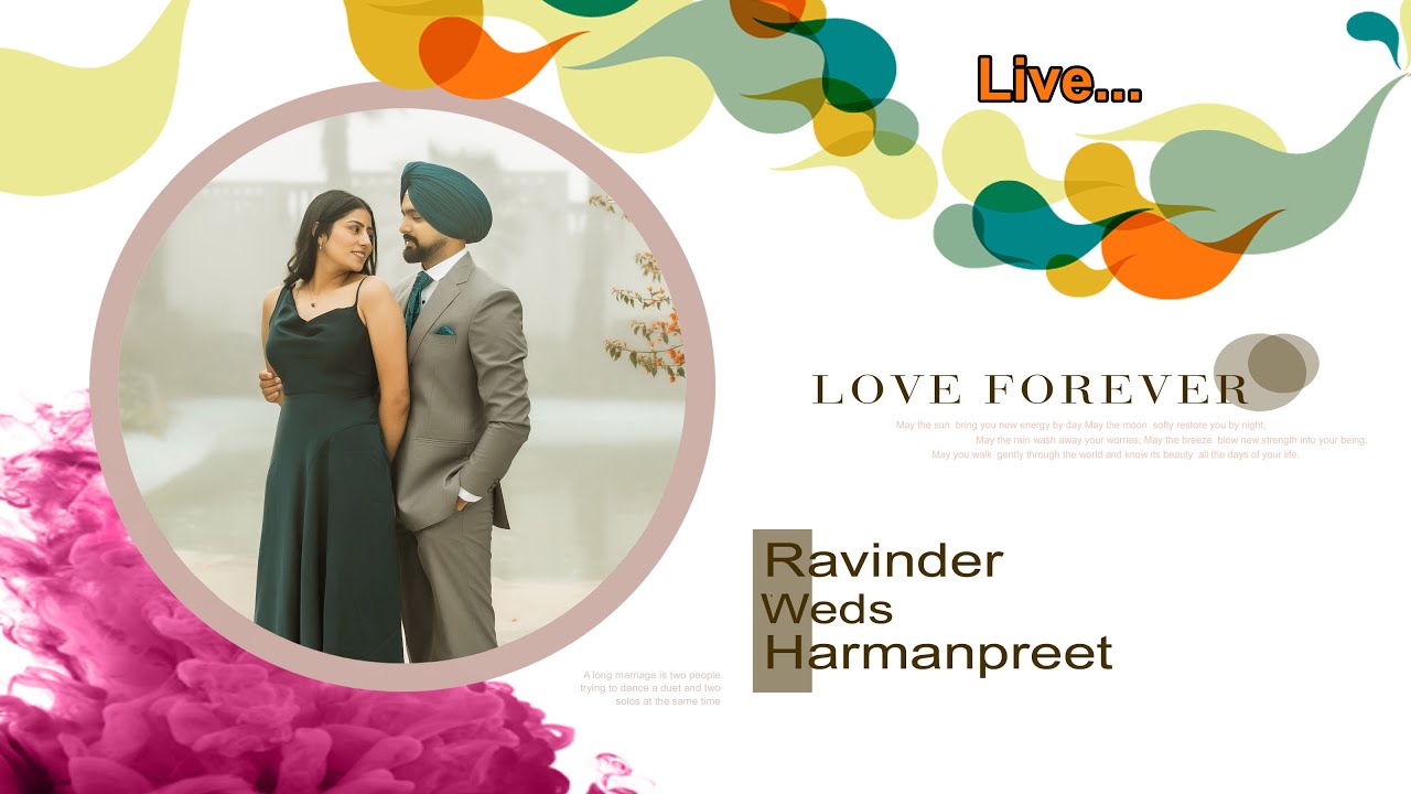 Live Wedding || Ravinder Weds Harmanpreet