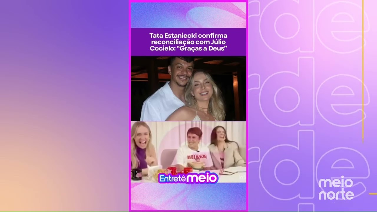 Tata Estaniecki confirma volta com Júlio Cocielo | Programa da Tarde