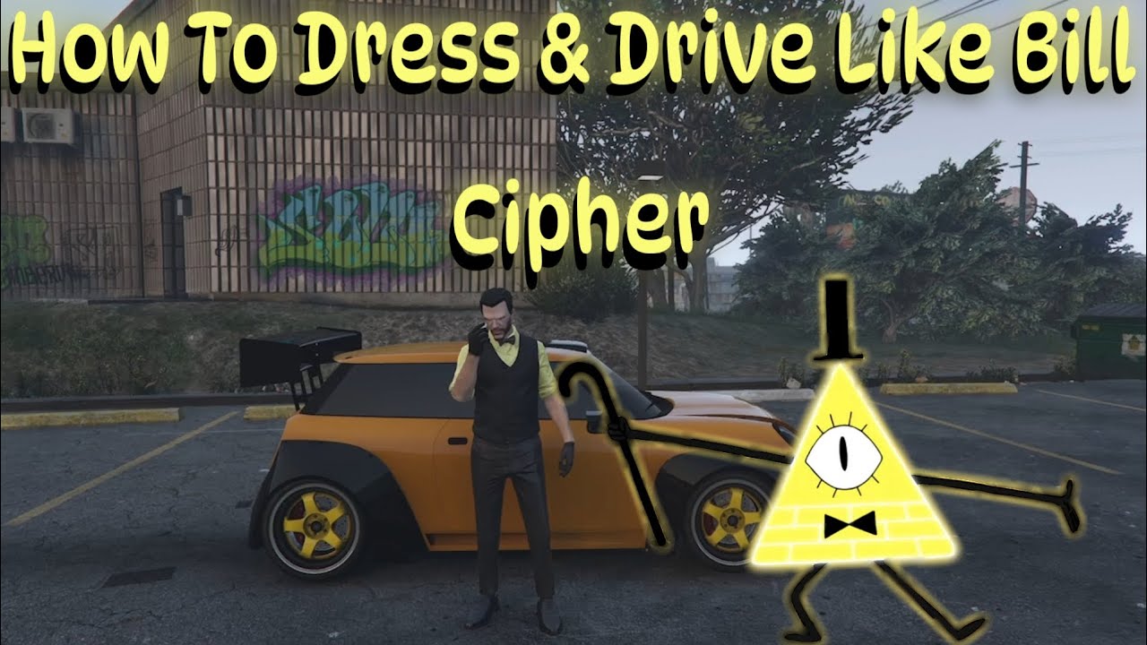 How To Dress & Drive Like Bill Cipher In GTA Online