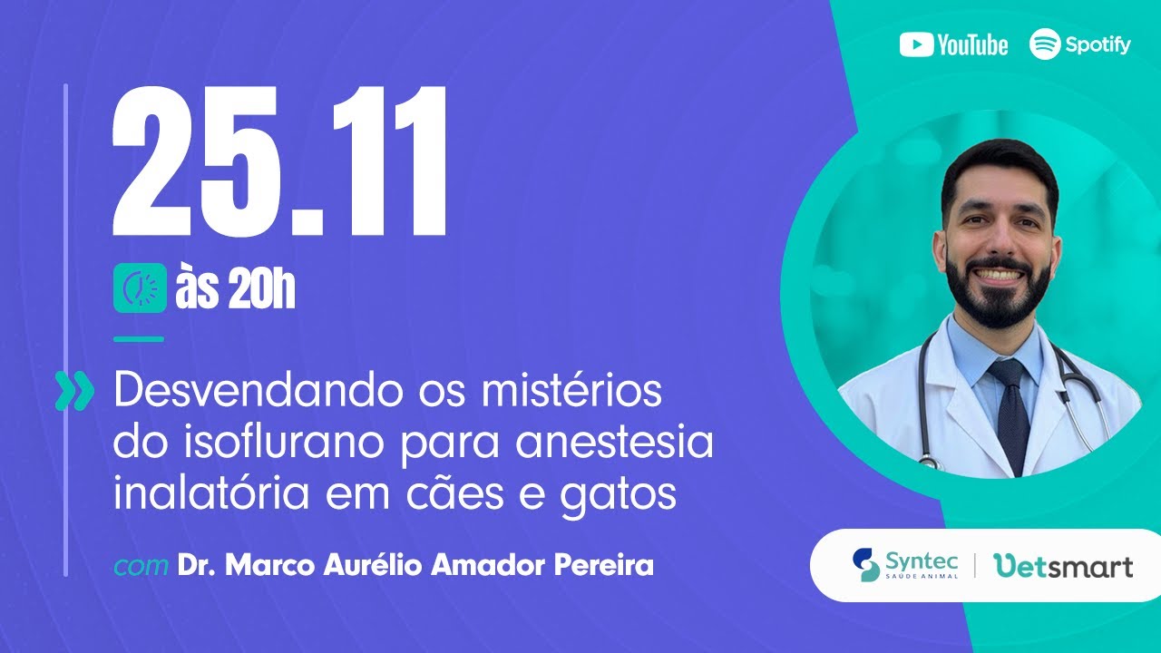 Desvendando os mistérios do isoflurano para anestesia inalatória em cães e gatos
