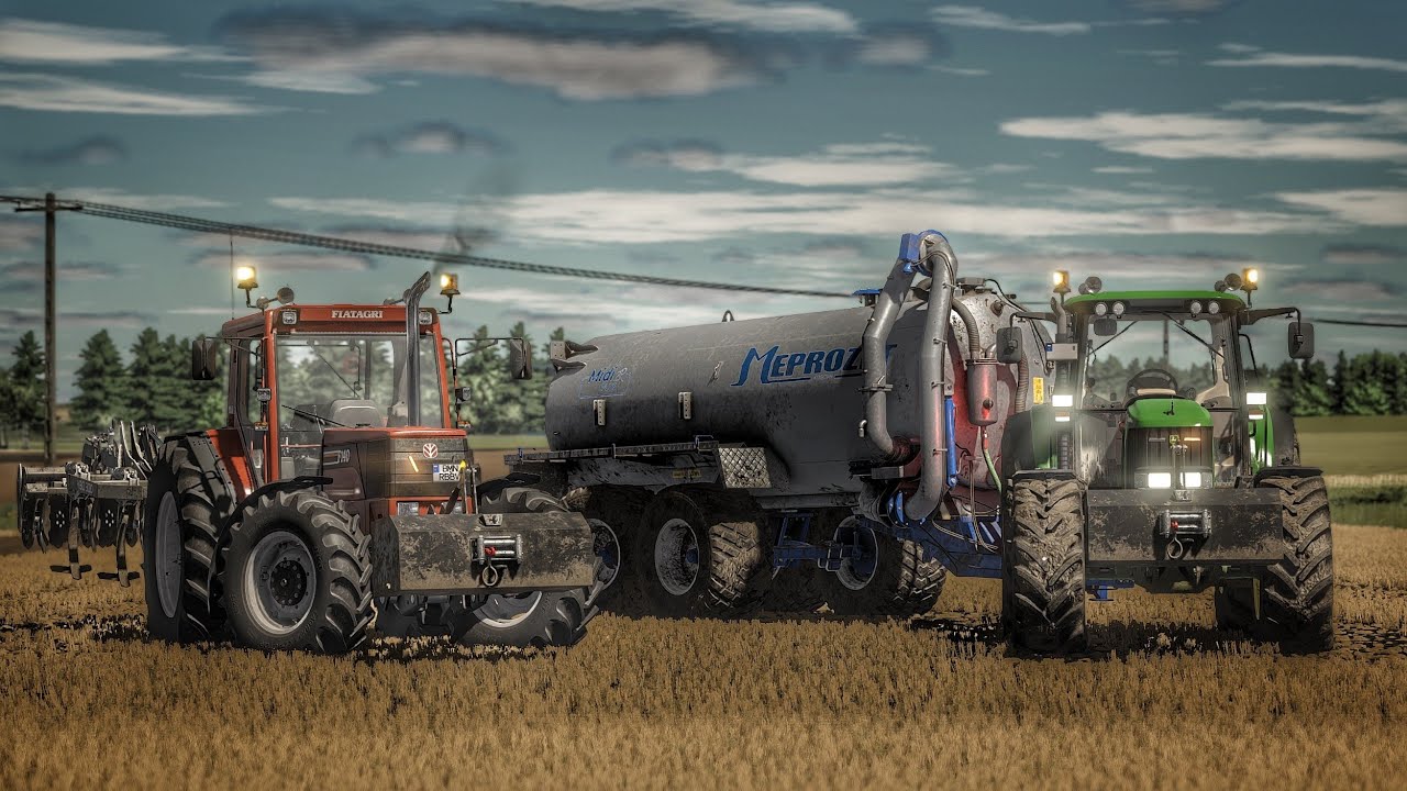🔥Rozlewanie Gnojowicy & Gruberowanie👌 JohnDeere & FiatAgri+Rolex300🔥✔ AB▶ FS25
