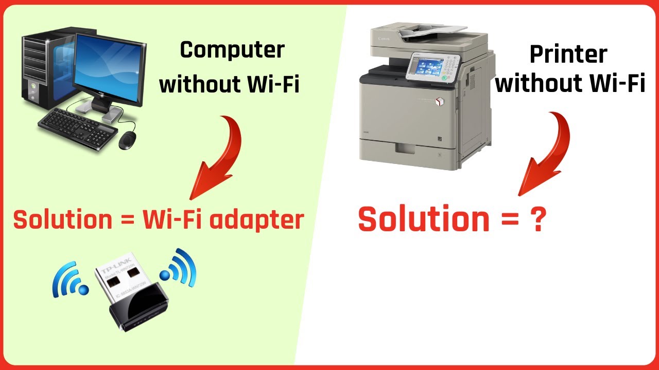 Connect Your Non-wifi Printer To Wifi - Easy Setup Guide ! ( Wireless Printing Made Easy )