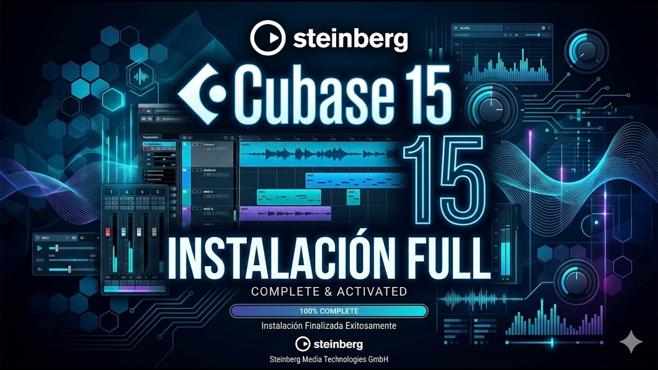 ✅ Cómo instalar Steinberg Cubase 15 Activación Full