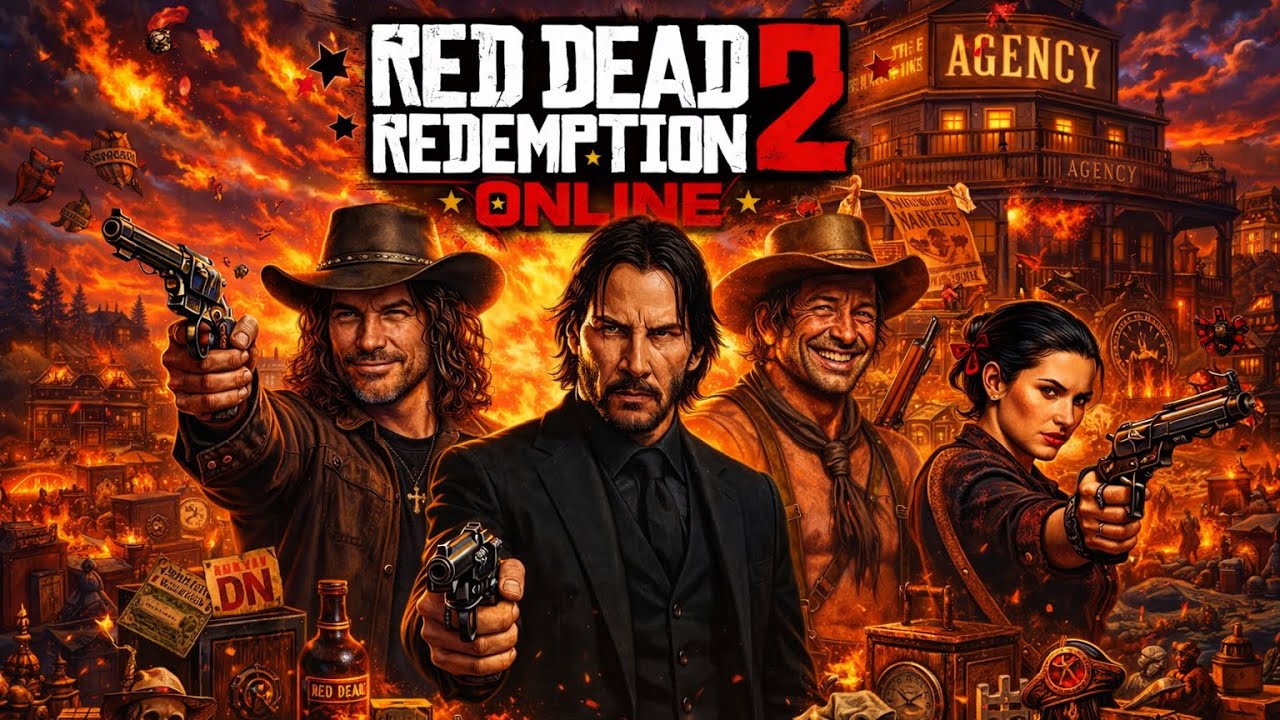 ¡🏴‍☠️MARATÓN DE Red Dead Redemption 2 Online🏴‍☠️! La Agencia día 24 T4