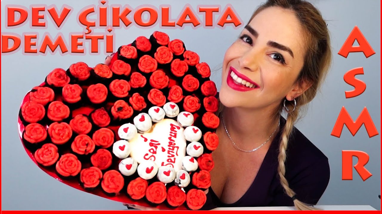 DEV KALP ÇİKOLATA PASTA ASMR |CAKE ASMR EATİNG |Asmr Türkçe