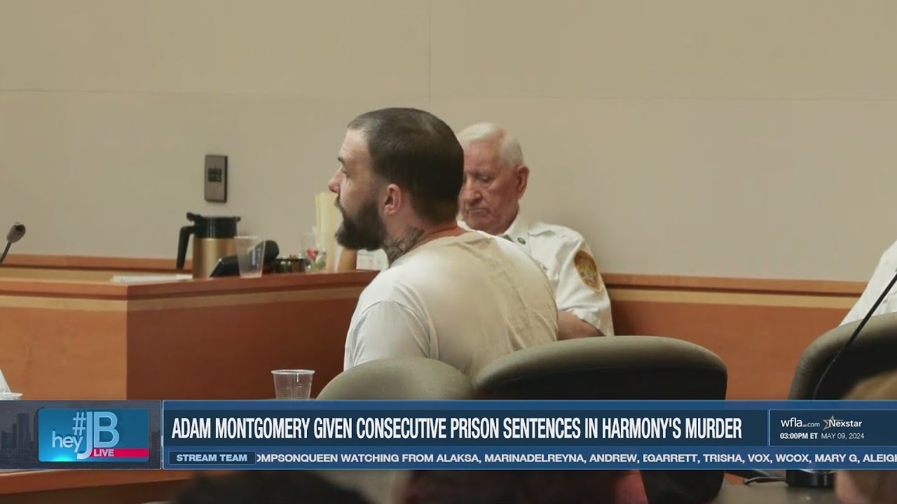 Harmony Montgomery case: Judge reads sentence to father Adam Montgomery | #HeyJB Live