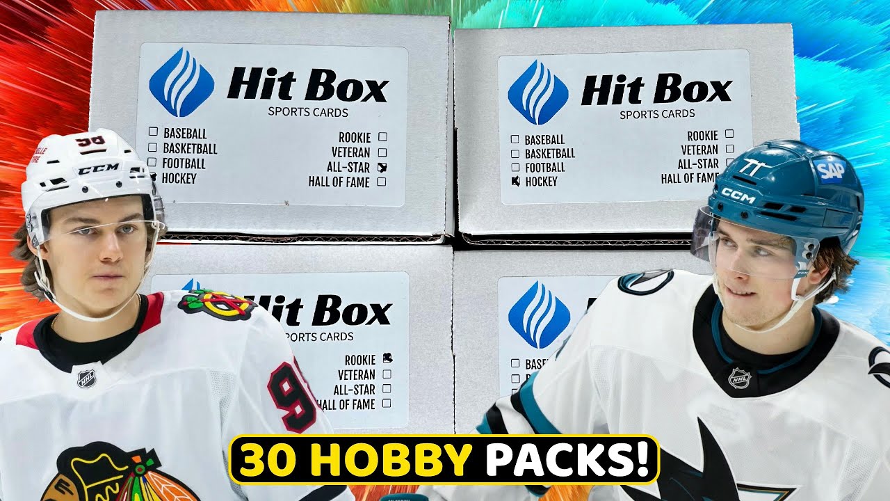 I OPENED THE ENTIRE LINEUP! - Hit Box Sports Cards Hockey Subscription Boxes - January 2026