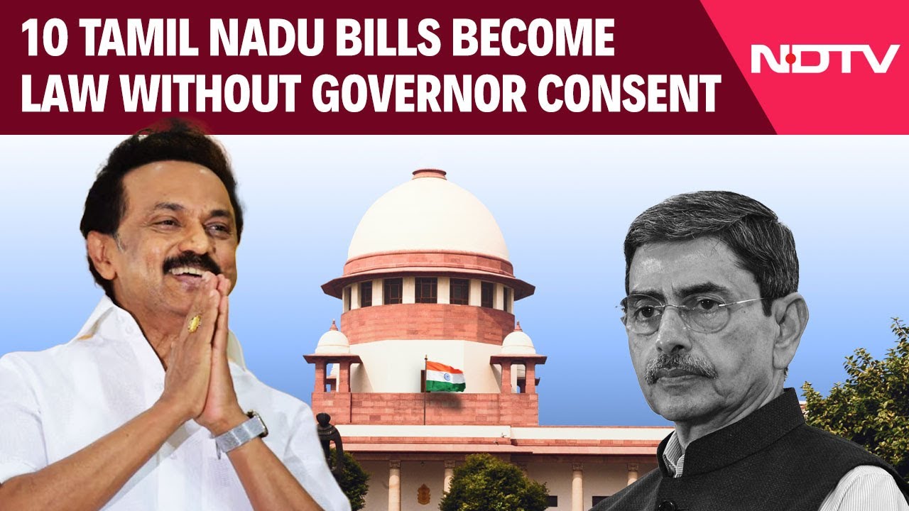 Tamil Nadu News | 10 Tamil Nadu Bills Become Law Without Governor Consent After Big Verdict