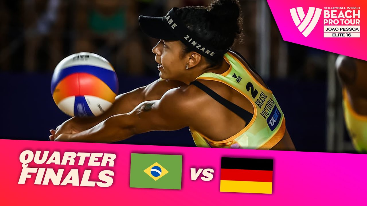 Thamela/Victoria vs. Ittlinger/Van de Velde - Quarter Finals HL | Joao Pessoa 2024 #BeachProTour