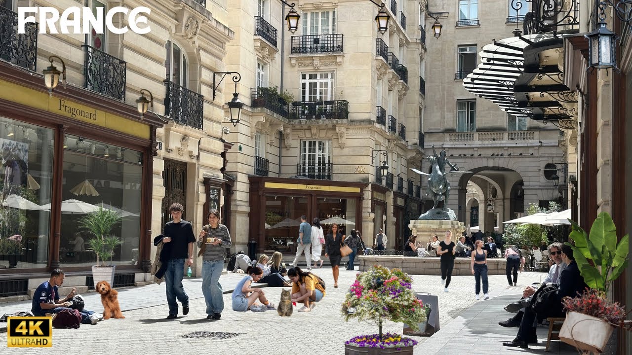 12 June 2026 PARIS 🇫🇷 FRANCE STREET WALK TOUR CITY TOUR 🥐☕️🥖 HIDDEN SQUARES PEACEFUL AFTERNOON WALK 