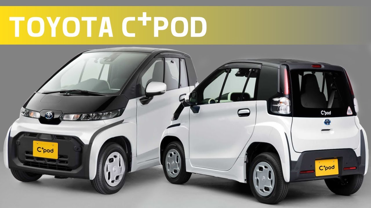 Toyota C+pod Ultra-Compact Battery Electric Vehicle &ndash; Minuscule EV With RWD, Plastic Body, And 12 HP