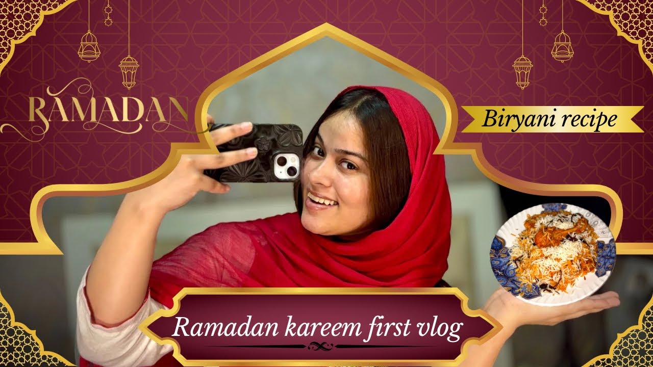 Ramadan First Vlog & Most Demanding Biryani Recipe 😍🙌🏻 #ramadanspecial | ALISHA SAIFI |
