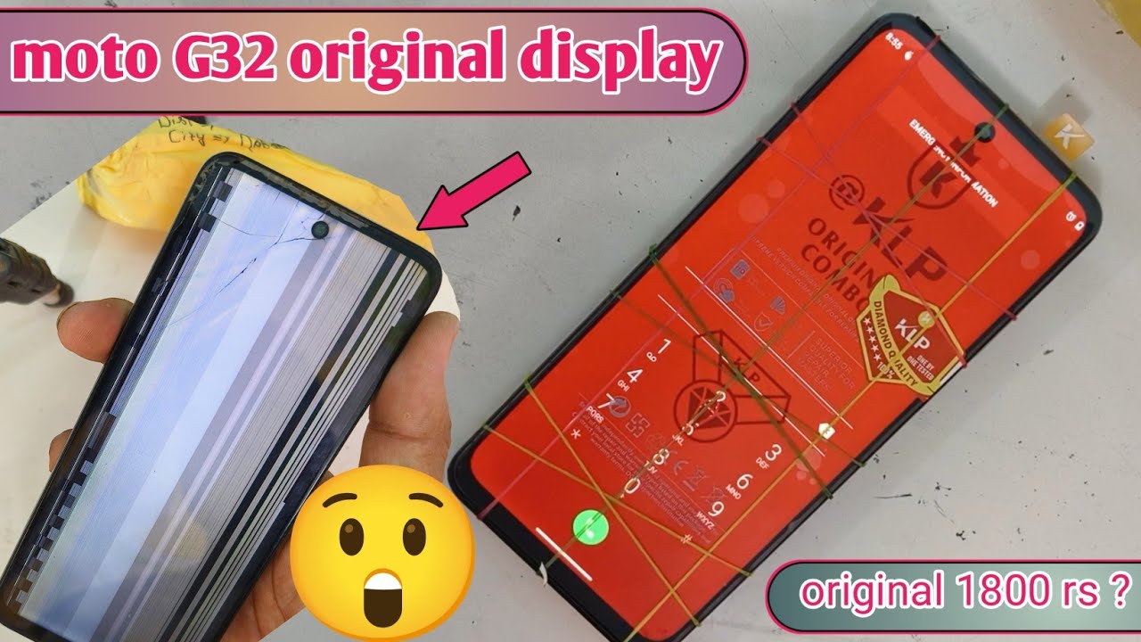 moto G32 display change | moto G32 original folder change| moto G32 original display price