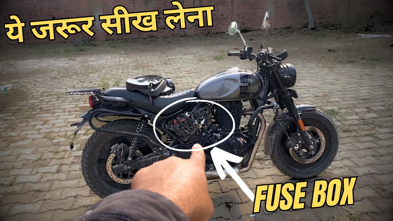 RE HUNTER 350 START STOP PROBLEM SOLUTION | FUSE BOX | 193/365 ​⁠@BikeBone21