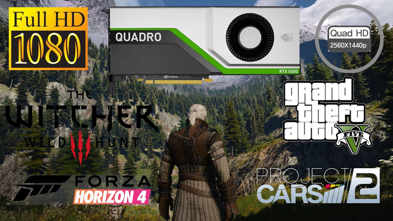 How good is a 2000&euro; Nvidia Quadro RTX 5000 for gaming? Tested in 4 games in 1080p and WQHD