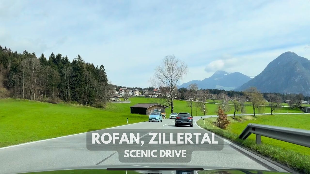 🇦🇹 Scenic Alpine Drive to Rofan am Achensee and Zillertal | 4K HDR | Tirol, Austria | March 30th