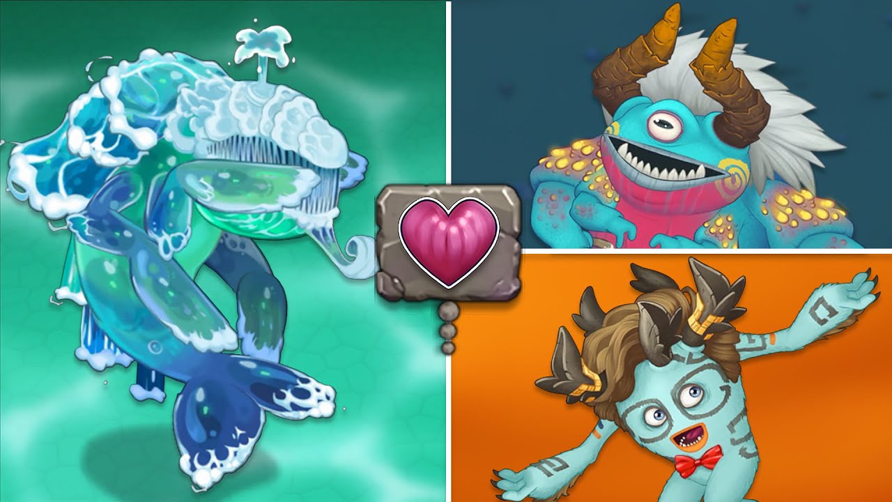 Epic Bowhead, Epic Dermit, CG5 Werdo Costume - All Animations, Breeding (My Singing Monsters)