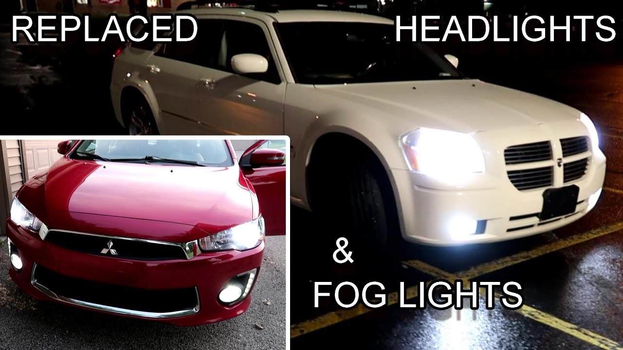 Headlight Installation‼️🤩 and Fog Light Installation | Andrew ScatPack312