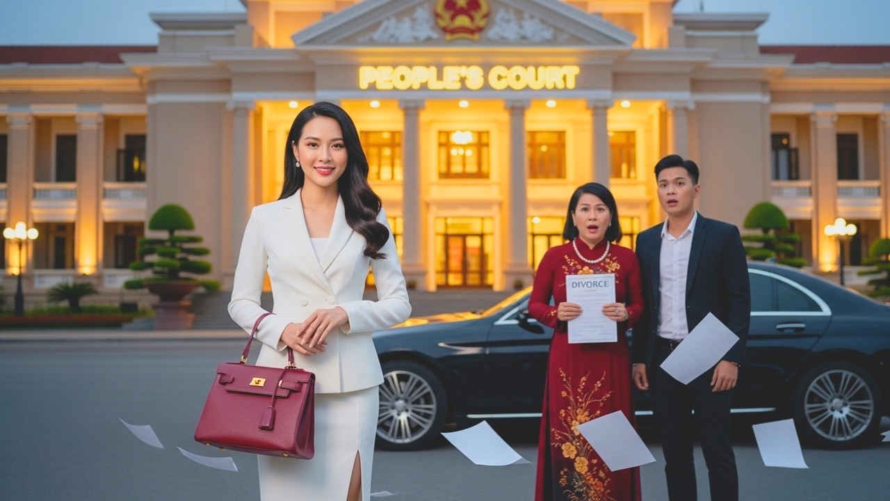 Ép Con Trai Ly Hôn Vì Chê Con Dâu Nghèo – Ra Khỏi Tòa Mẹ Chồng Sững Sờ Khi Cả Dàn Xe Sang Đến Đón Cô