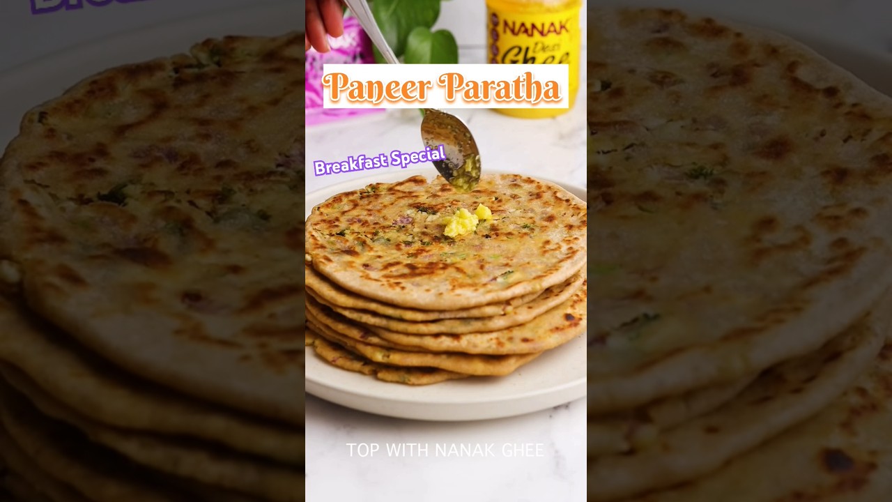 Stuffed Paneer Paratha In 10 Minutes 