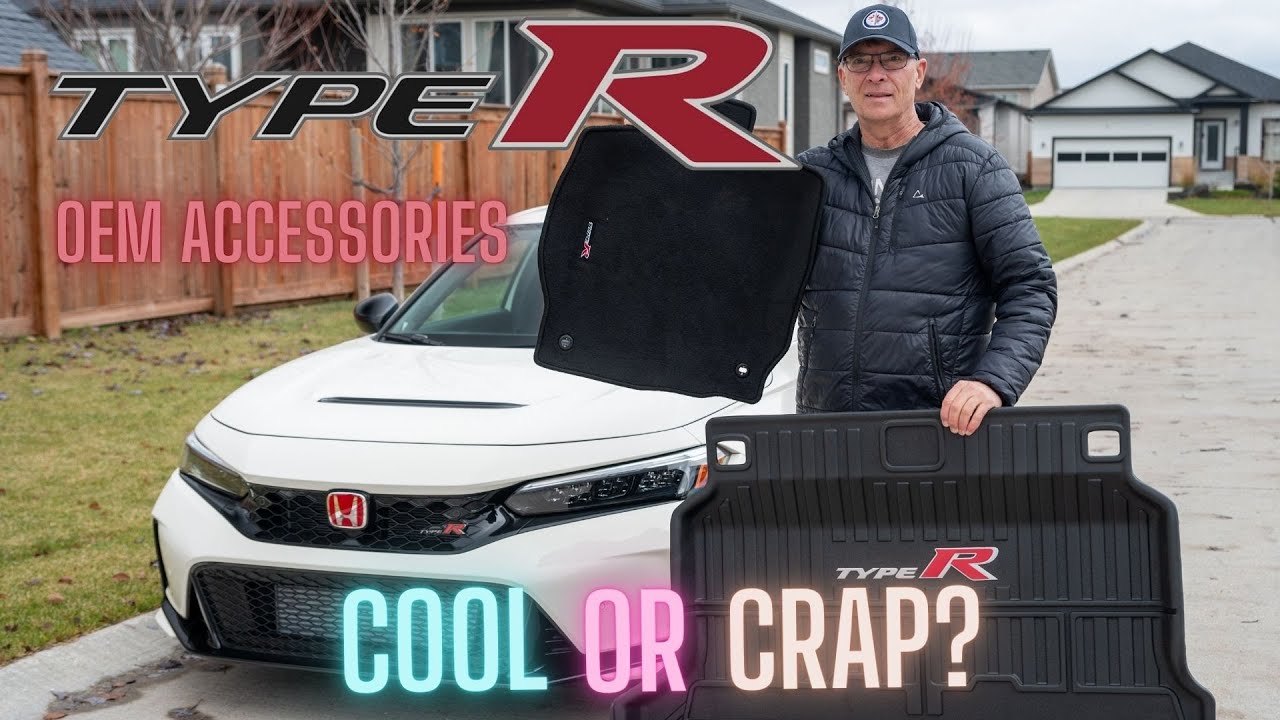 Обзор оригинальных аксессуаров для Honda Civic Type R 2024 года
