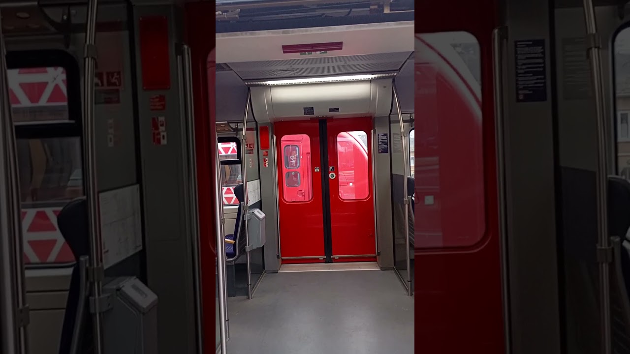 Tür öffnen und Tür Schließt | Quietche BR425 von DB Regio (S-Bahn Rhein-Neckar) | 317 / 817