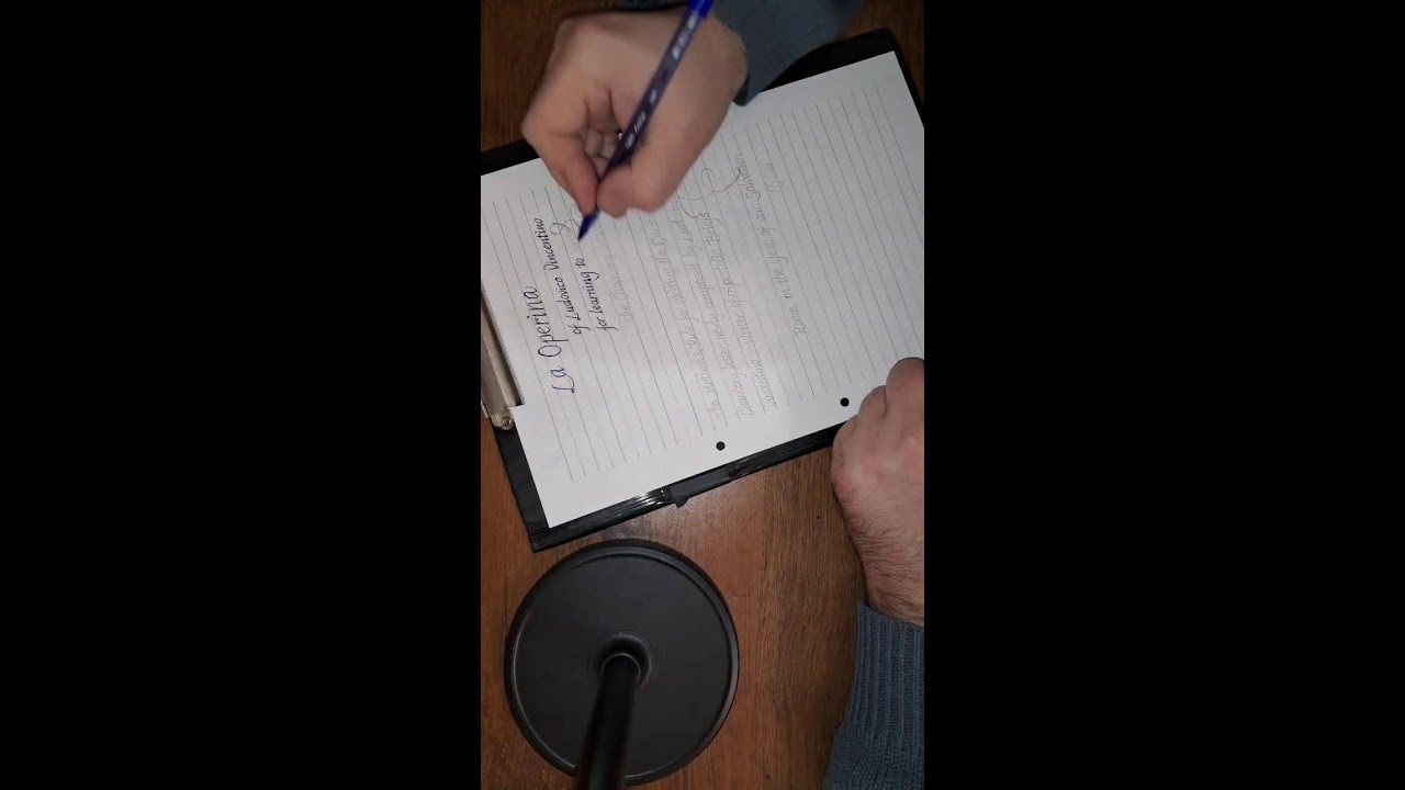 Writing la Operina 3