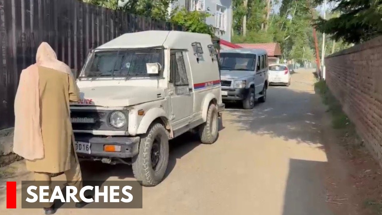Terror Conspiracy Case: CIK Conducts Searches at Eight Locations in J&K