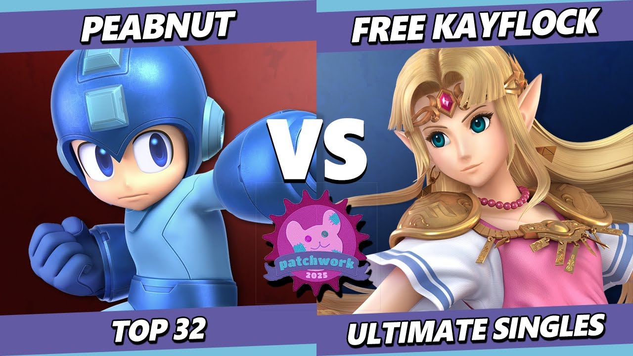 Patchwork 2025 - Peabnut (Mega Man) Vs. Free KayFlock (Zelda) Smash Ultimate - SSBU