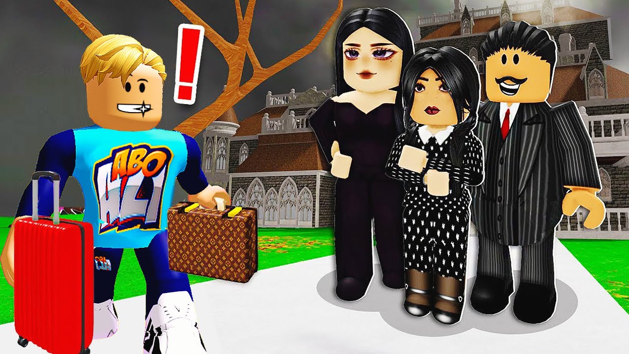 فيلم روبلوكس : عائلة وينز داي تبنوني 😈 ( قضيت يوم كامل معاهم 🙂 ) حركات اختفي 🤔 !!