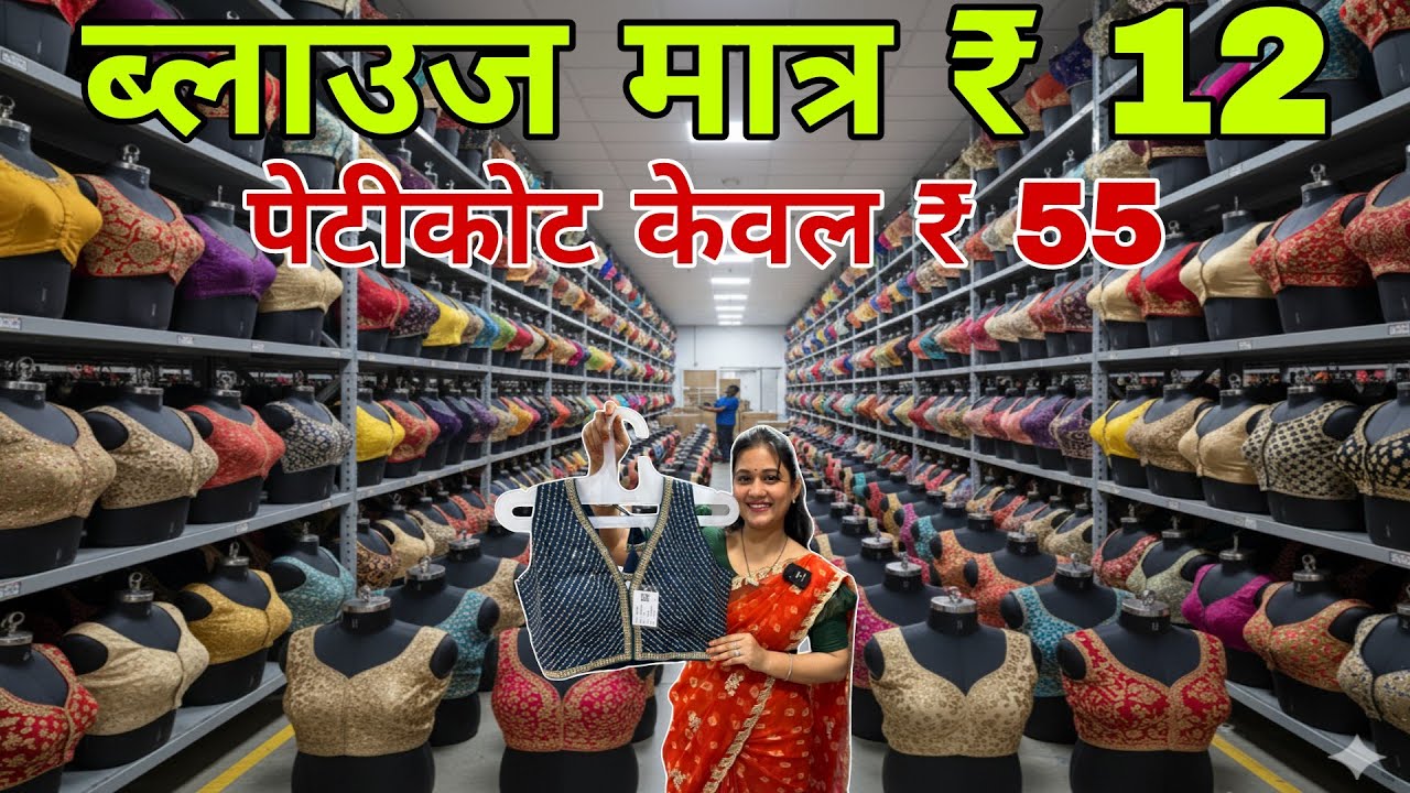 Readymade Blouse Wholesale Market In Surat | Ajmera Fashion