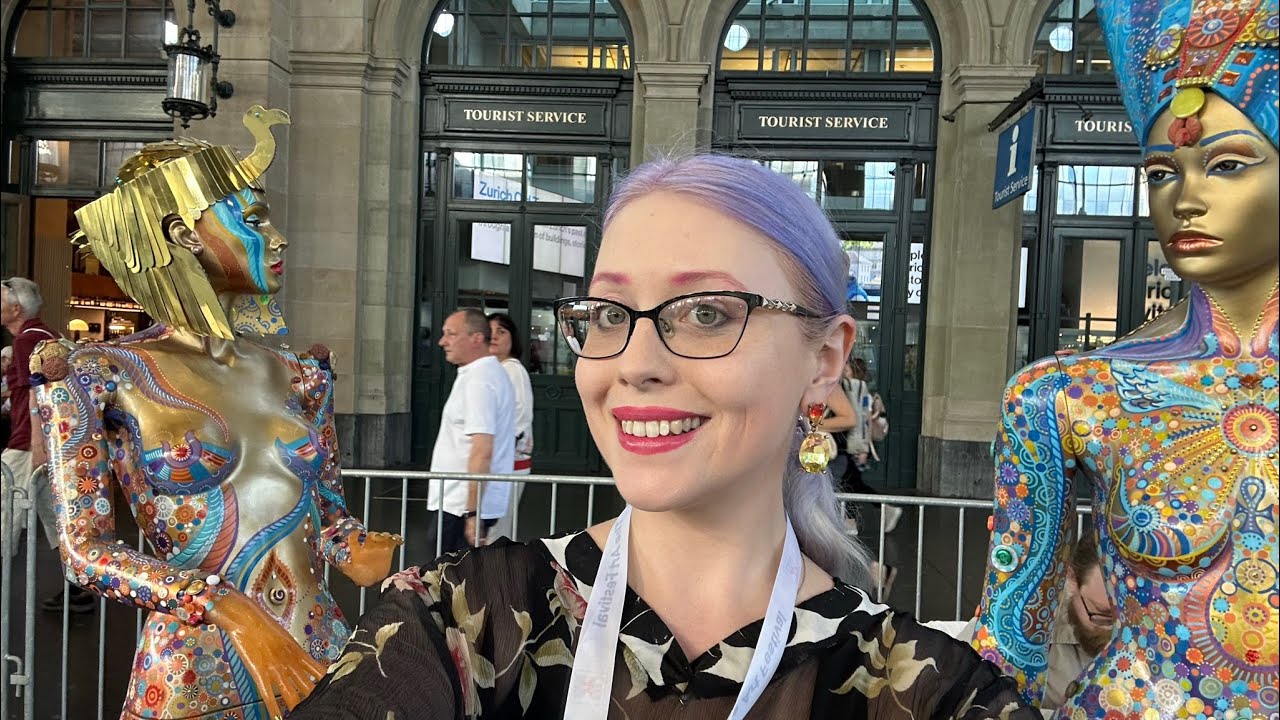 Swiss Art Expo Live painting Mannequins 2023