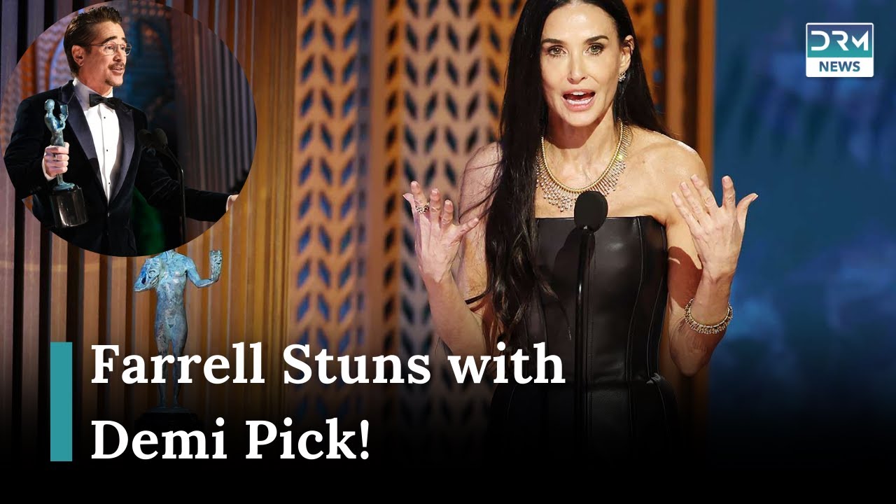 Colin Farrell Crowns Demi Moore at SAG 2025! | DRM News | AA1G