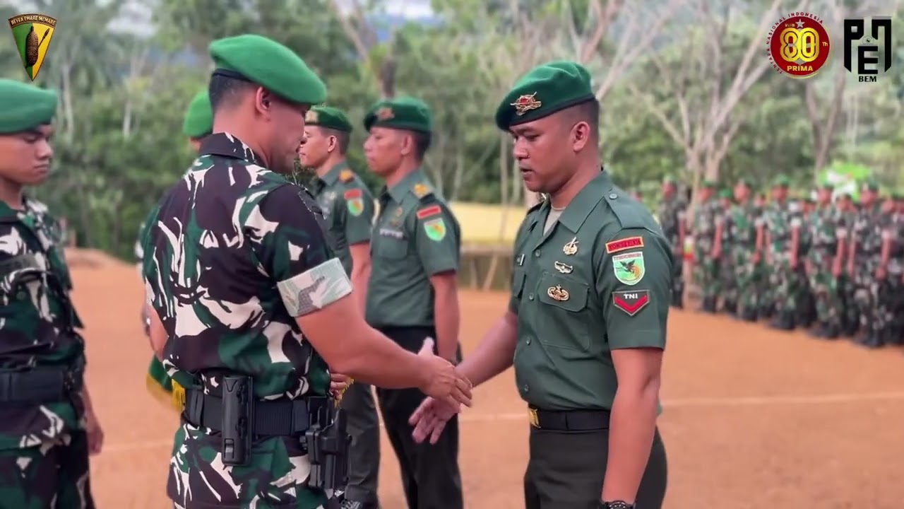 UPACARA KENAIKAN PANGKAT PERSONEL YONIF TP 810/BEM