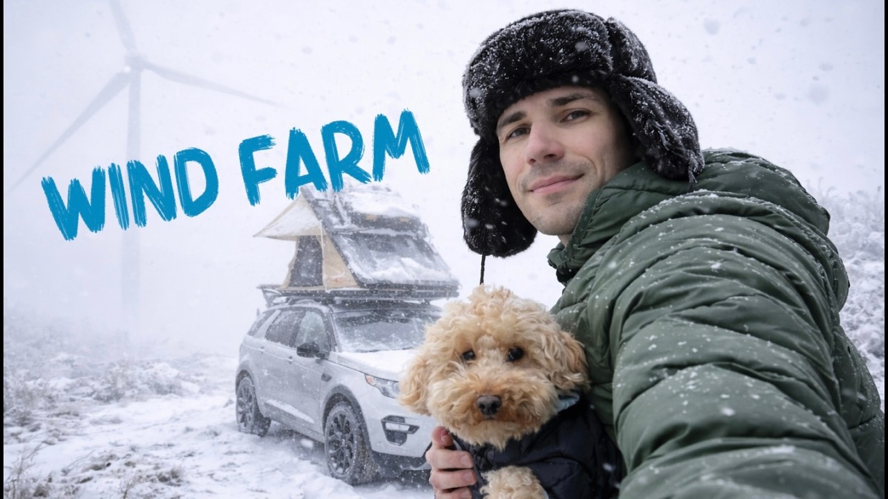 WINTER CAMPING ASMR 4K