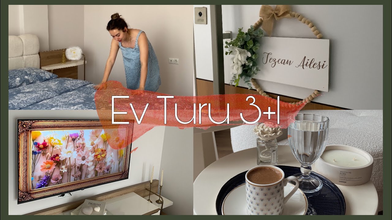 Hoşgeldiniz Evime 🌿🌸| Evimi Geziyoruzzz | Neyi Nereden Aldım ?|Beyaz Eşyalarımın Modelini İnceledik