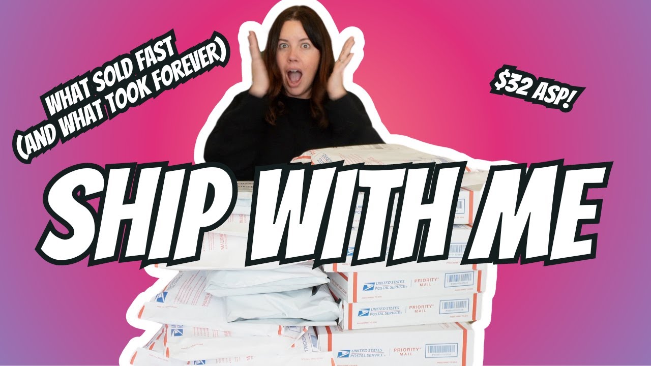Ship a Big Weekend of Sales with Me - What sold in hours, and what took way too long to move.
