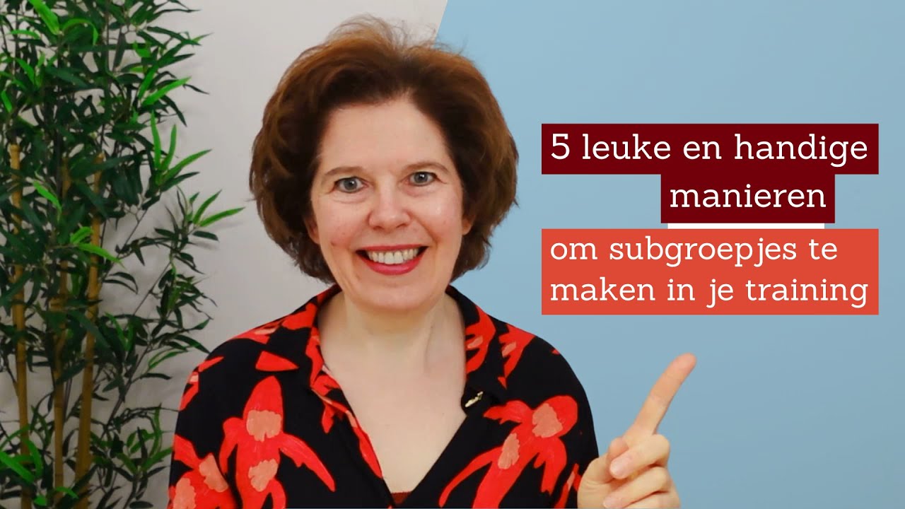 5 Leuke en Handige Manieren om Subgroepjes te maken tijdens een training