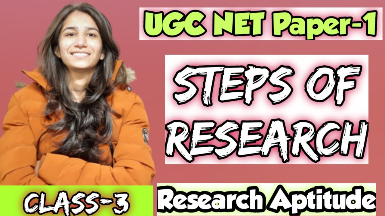 Steps of Research | Research Aptitude | UGC NET Paper-1 | In Detail | Inculcate Learning | By Ravina
