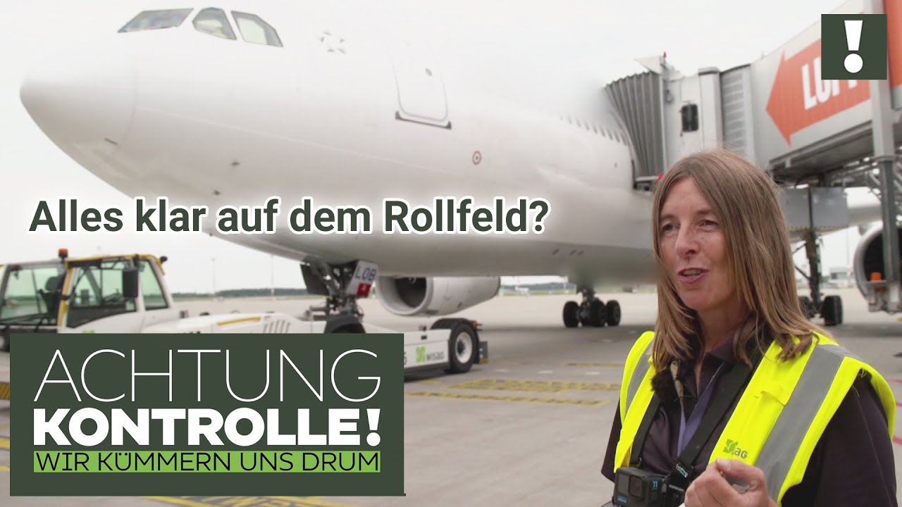 ✈️ Alles im Blick, damit Flugzeuge sicher starten und ankommen! | Achtung Kontrolle