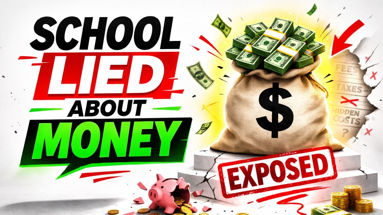 What SCHOOL Never Taught You About MONEY (The WEALTH MINDSET Shift)