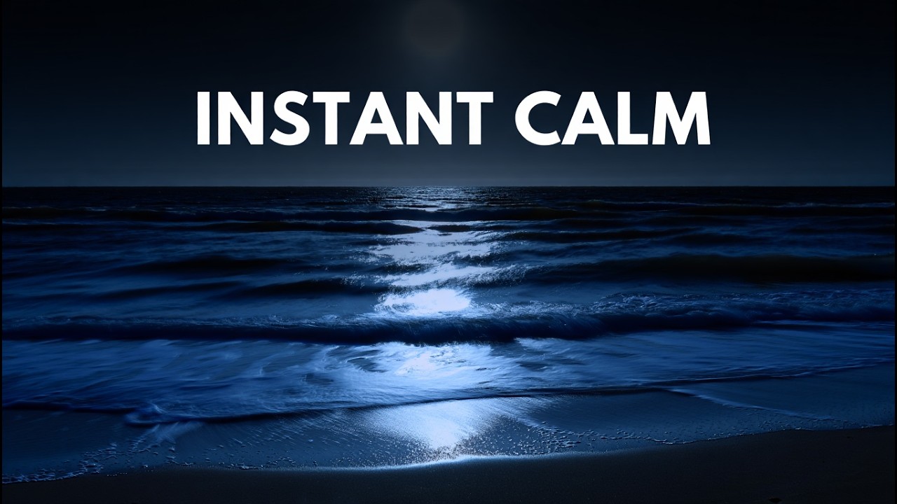 Relaxing Ocean Waves for Deep Sleeping 💤 Relaxing Music for Insomnia relief • Stop Overthinking