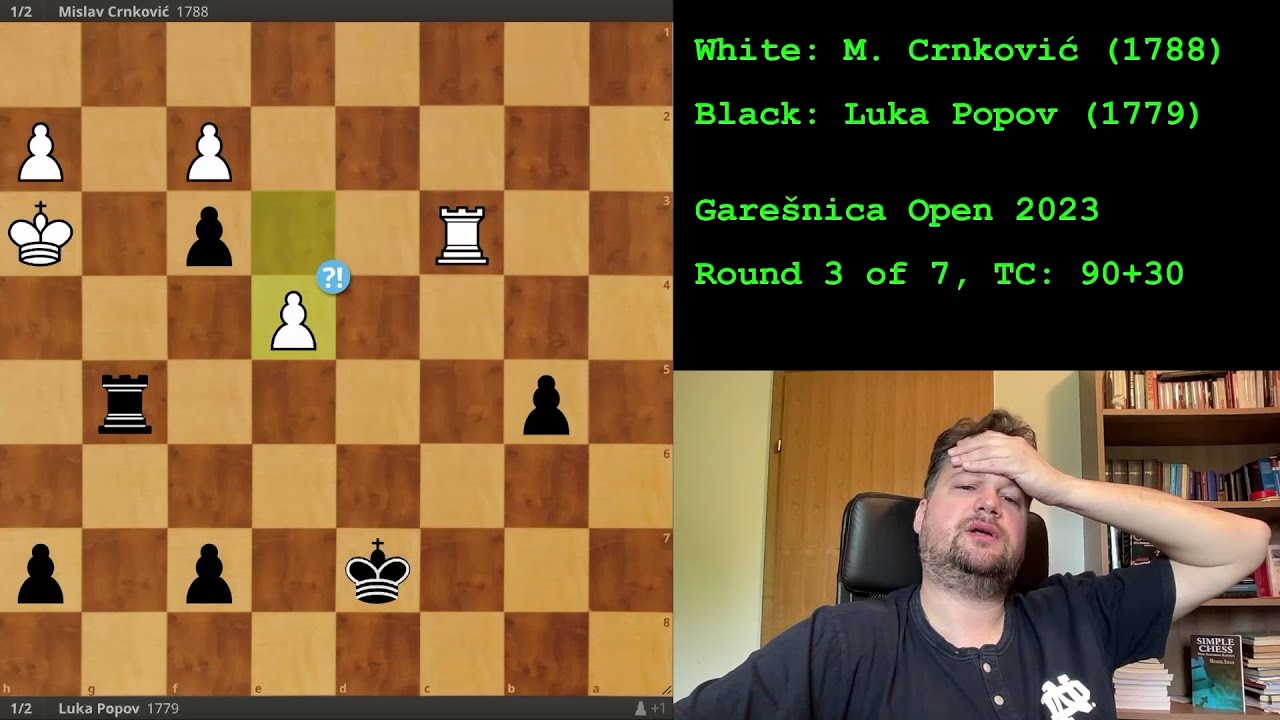 Endgame 101 (But Still Failed to Win) :: Garesnica Open 2023, Round 3