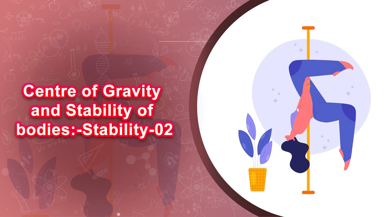 Centre of Gravity and Stability of bodies:-Stability-02