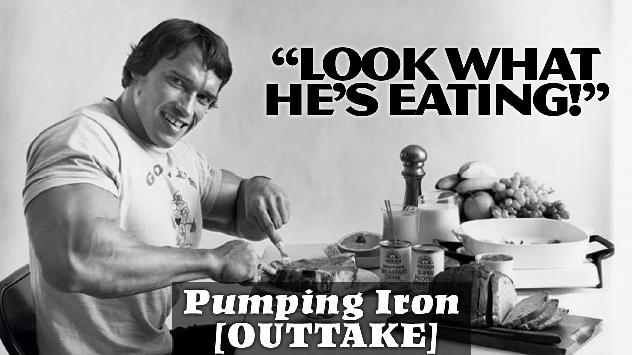Raw Iron - The Making of Pumping Iron (Restaurant Scene)