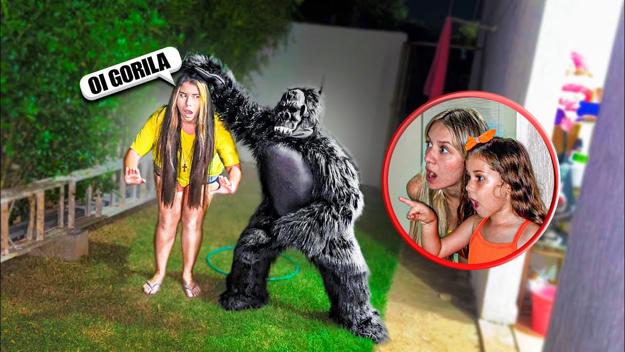 A LARISSA FALOU COM O GORILA MALVADO E ELE FEZ ALGO TERRÍVEL COM ELA!!