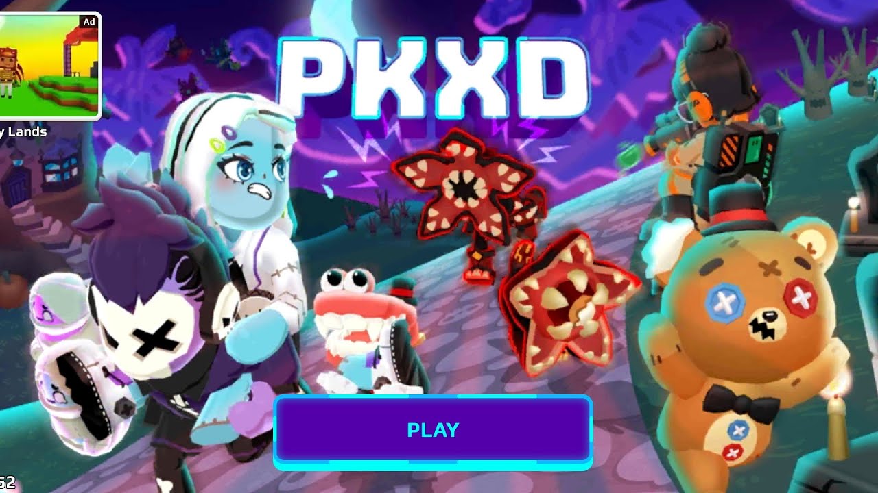 PKXD Gameplay Exploring Halloween Update, Playing Minigames and Doing trades