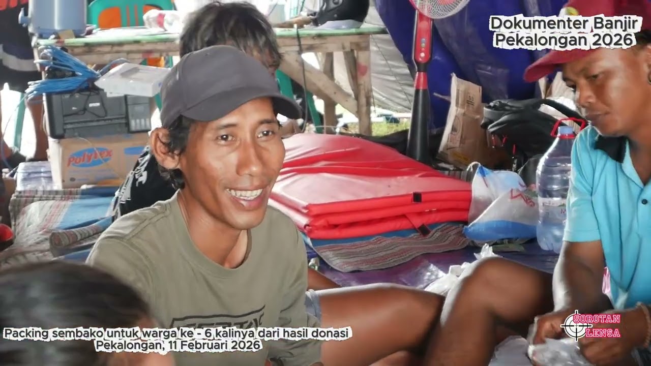 BAGIKAN STOK LOGISTIK SEBELUM TUTUP POSKO BENCANA MULYOREJO 11 FEB 2026 PART 1