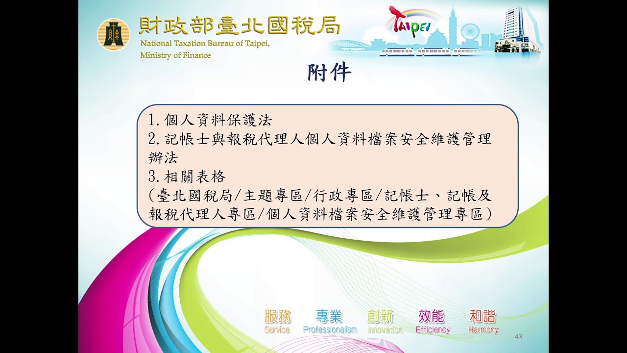 1141120  記帳業者辦理洗錢防制應行注意事項及個人資料檔案安全維護辦法介紹(下)